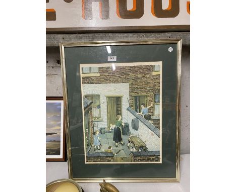 A SIGNED LIMITED EDITION TOM DODSON PRINT 