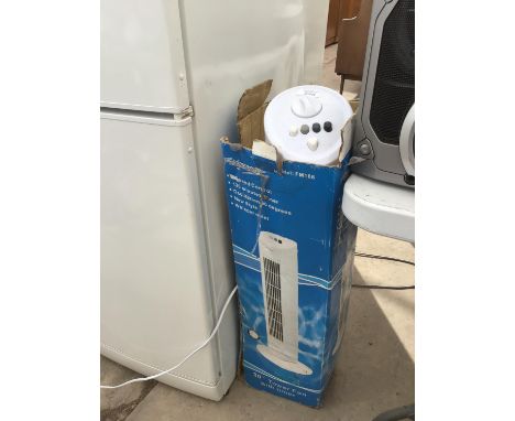 A FRIDGEMASTER TALL FAN WITH TIMER 