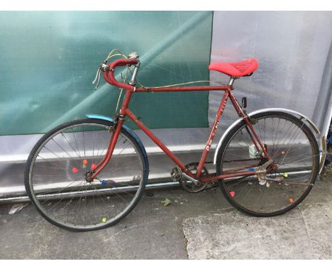 A VINTAGE CURRYS DROP HANDLE RACING BIKE 