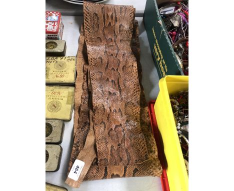 A VINTAGE SNAKESKIN ITEM 