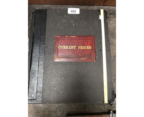 AN OLD LEDGER HOUSING AN ALL WORLD COLLECTION . 