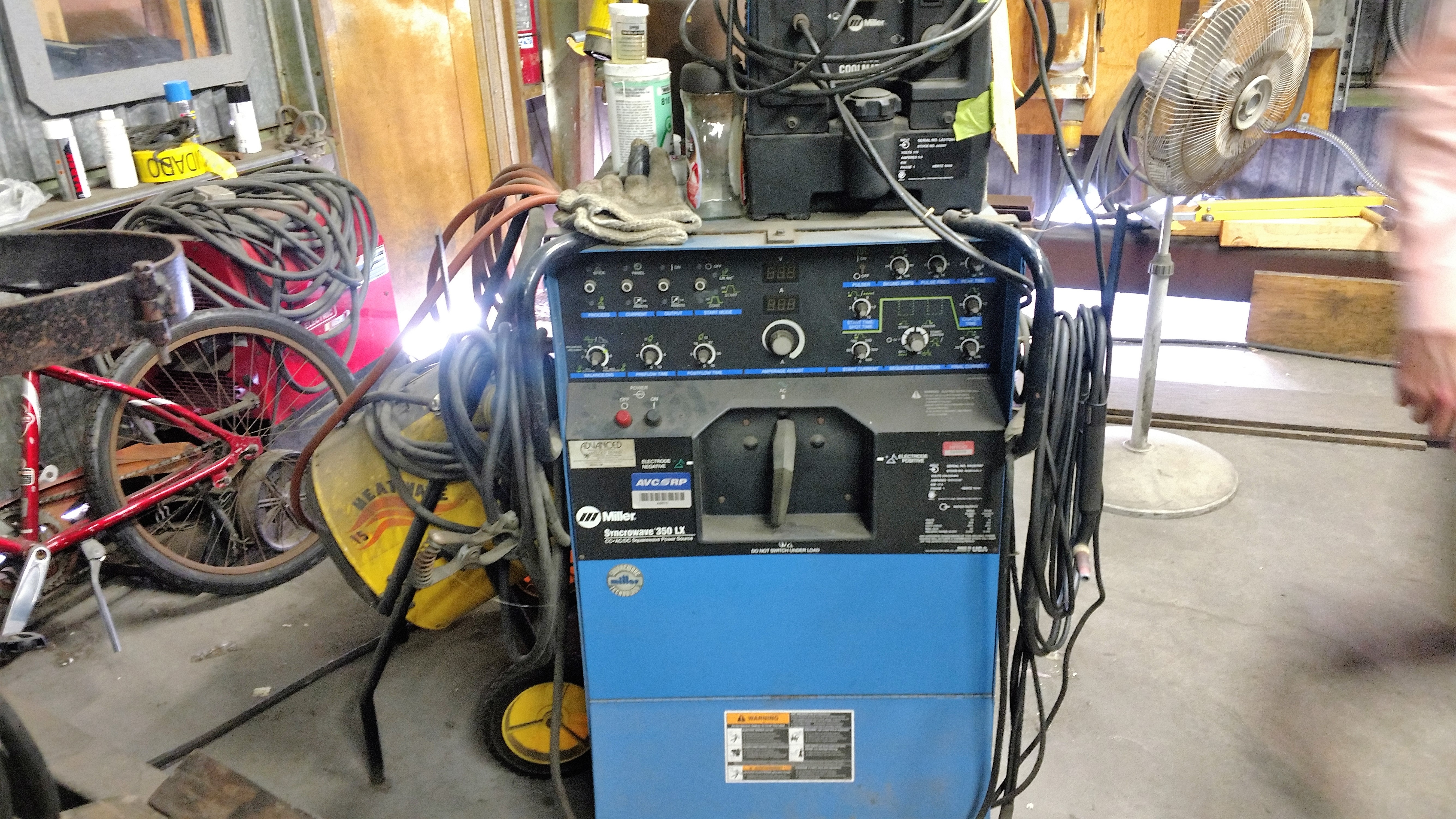 Miller Synchrowave 350 LX Welder Located in Gardena, CA