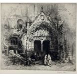 Hedley Fitton (1857-1929) three etchings, signed in pencil unframed
