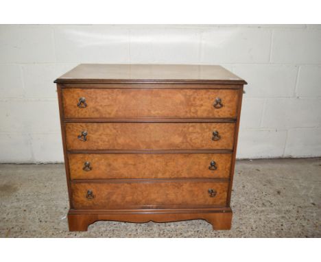 SMALL GOOD QUALITY CHEST OF DRAWERS BY CAMEO, WIDTH APPROX 77CM