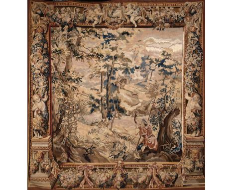 A 19th Century Flemish tapestry 204cm wide