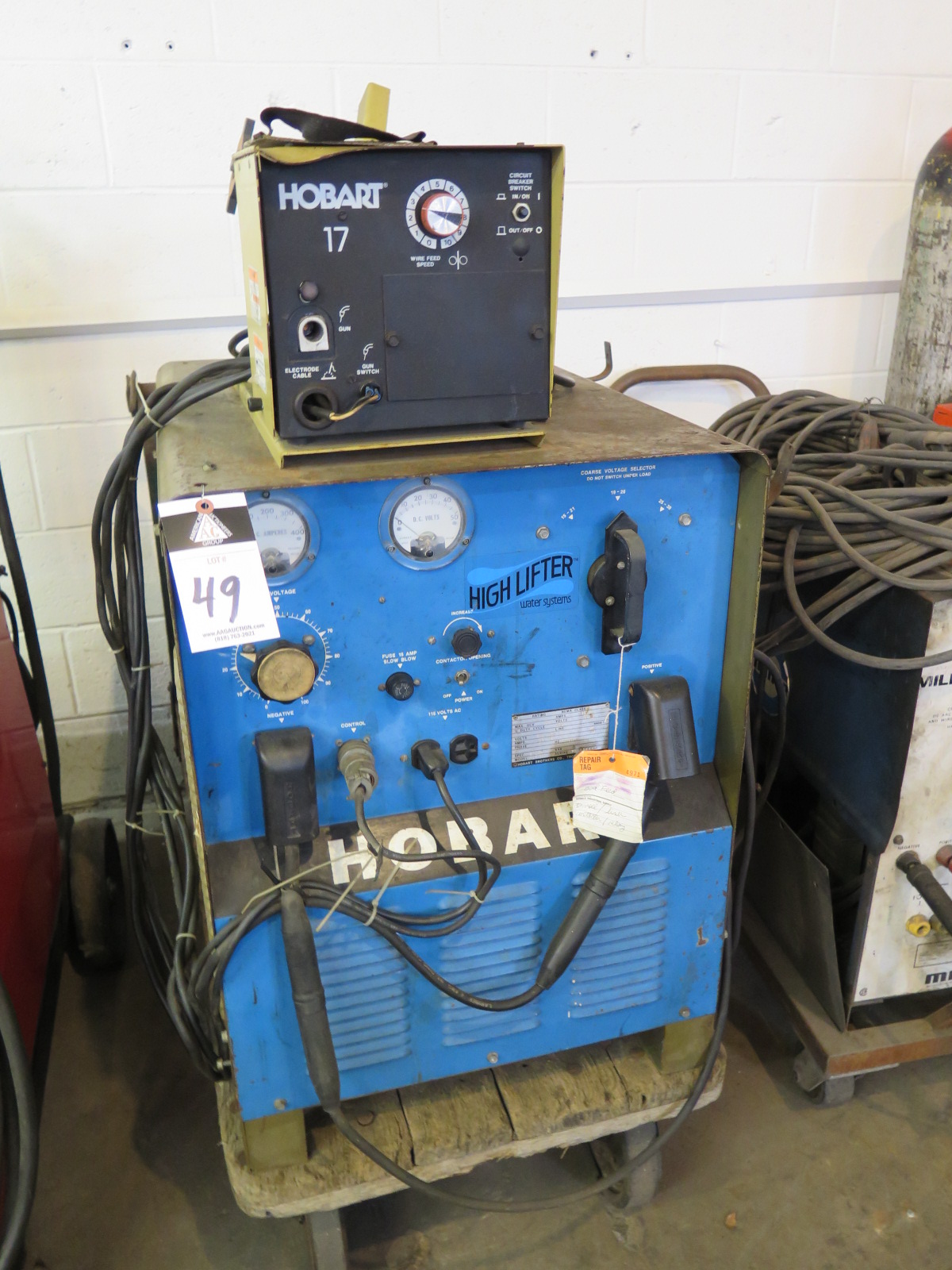 Hobart Rc 250 Arc Welding Power Source S N 78ws24440 W Hobart 17