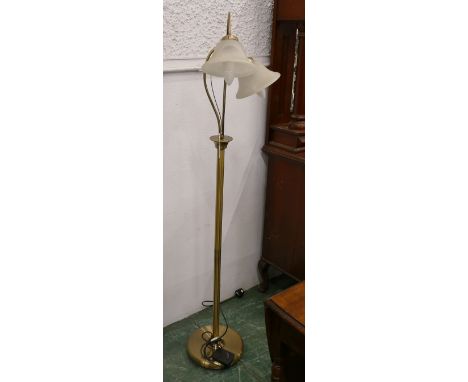 Modern two branch standard lamp