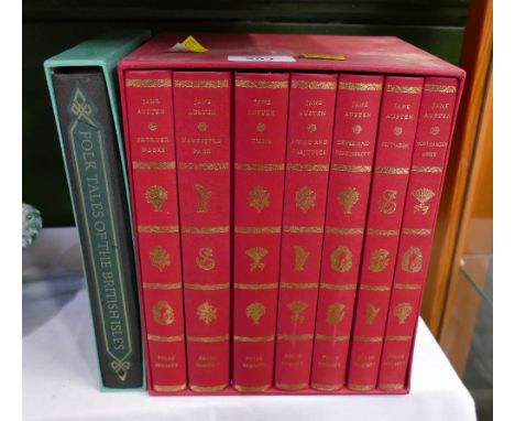 Folio Society Jane Austen book set and Folk Tales set