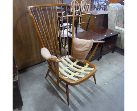 An Ercol Golden Dawn beech Windsor armchair 