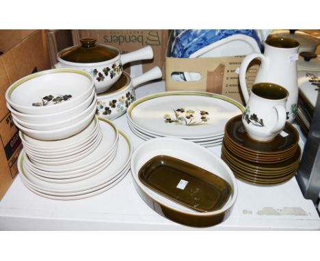 Denby Shamrock pattern part dinner and tea service&nbsp;to include lidded pots, gravy boats, tureens, etc&nbsp;
