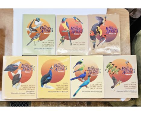 Urban, Leslie H, Urban, Emil K and Newman, Kenneth "The Birds of Africa", illustrated by Martin Woodcock and Peter Hayman, Ac