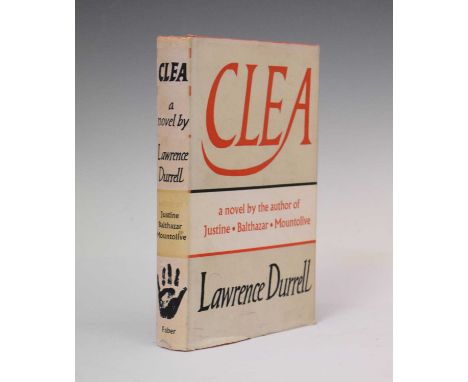 Durrell (Lawrence) - Clea, 1st Edition, in dust jacket, together with a quantity of other books, some first editions