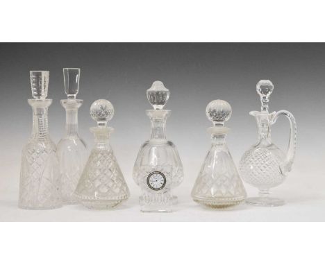 Lot - A SET OF FIVE WATERFORD CUT CRYSTAL BRANDY SNIFTERS IN THE ALANA  PATTERN, IRELAND, DESIGNED 1952
