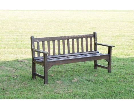 Lister &amp; Co. teak garden bench or seat, 160cm wide