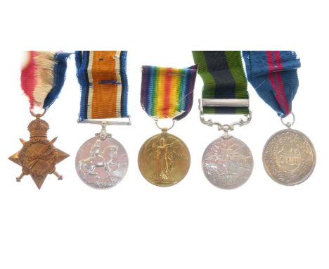 British medal group awarded to Major. G. Fowler of the Indian Medical Service comprising; Delhi Durbar medal (un-named), Firs