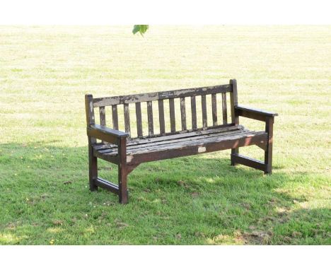 Lister &amp; Co. teak garden bench or seat, 160cm wide