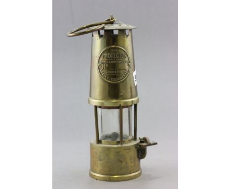 A Brass Miners Lamp