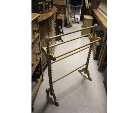 A Vintage Pine Towel Rail 