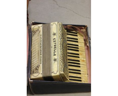 A Small Vintage Accordion 