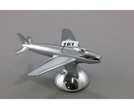 A Dunhill Chrome 'Aeroplane' Table Lighter 