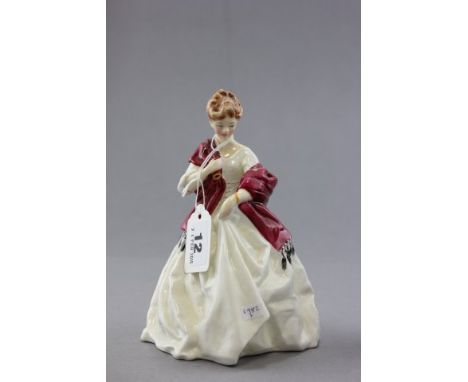A Royal Worcester Figure modelled by Freda Doughty 'First Dance' 