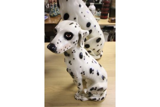 large ceramic dalmatian dog