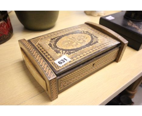 A Tunbridgeware Trinket Box circa 1930's