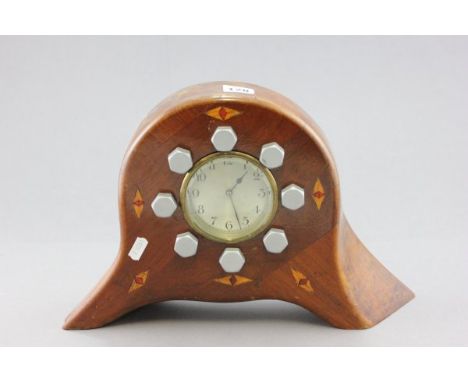 An Early 20th century Mantle Clock made from a propeller blade 