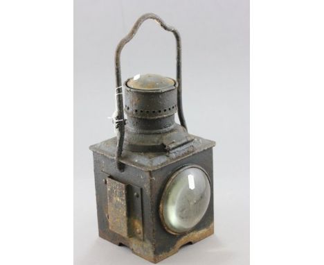 An Early 20th century Double Aspect Steam Locomotive Lamp 