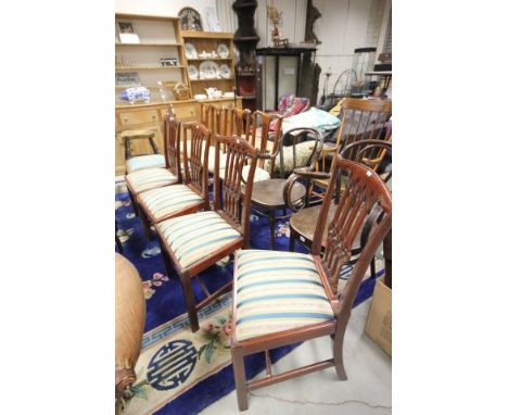 Set of Four Mahogany Chippendale Style Dining Chairs 