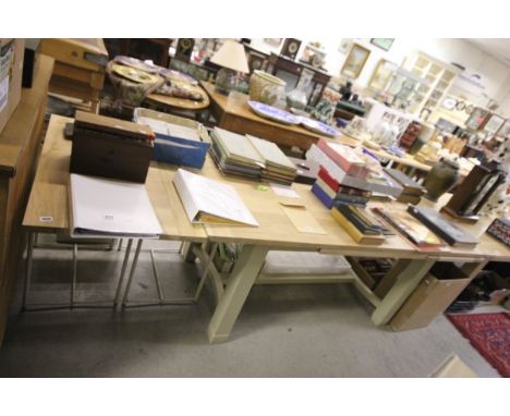 A Contemporary Neptune Harrogate Light Oak Kitchen Table, 190cm