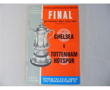 Football Programme: Chelsea v Tottenham  Hotspur  FA Cup Final 20th May 1967