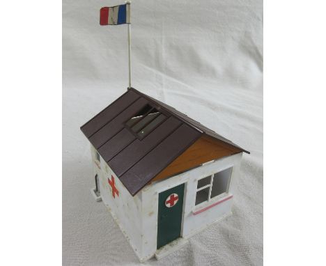 A boxed Scalextric Trackside Model, 'A/211 First  Aid Hut'.