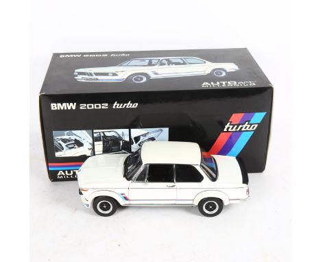 AUTOart Millennium BMW 2002 Turbo 1:18 scale model 