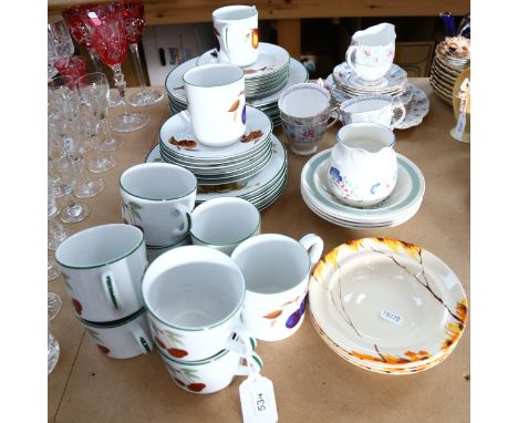 Royal Worcester Evesham dinner and teaware, Royal Albert Debutante teaware etc 