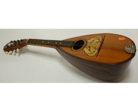 An Italian rosewood cased mandolin