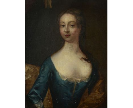 British School (18th century)   Portrait of a lady said to be Nell Gywn   Oil on canvas   66 x 52cm (25 x 20¼ in.)