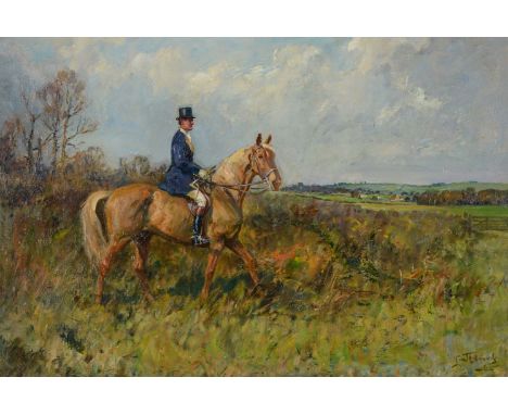 λLionel Edwards (British 1878-1966) Captain David Egerton of Dean and Chapter Farm, Codrington, Chipping Sodbury, in the Duke