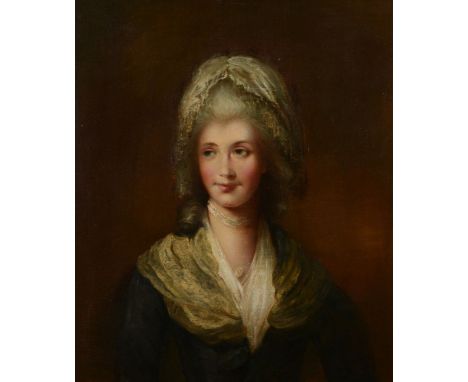 Manner of Thomas Gainsborough Portrait of a lady, possibly Elizabeth Clothworthy   Oil on canvas 77 x 64cm (30¼ x 25 in.)