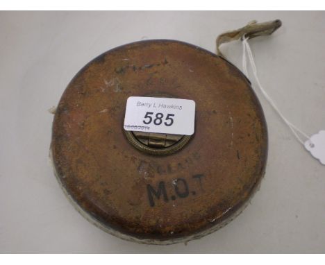 66FT VINTAGE LEATHER TAPE MEASURE MARKED M O T