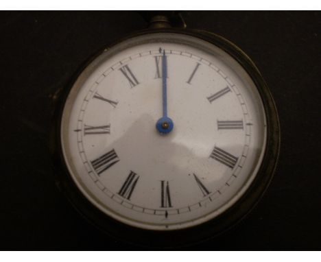 VINTAGE C1900 PEDOMETER POCKET IN SILVER CASE WITH GLASS BACK AND WHITE ENAMEL FACE