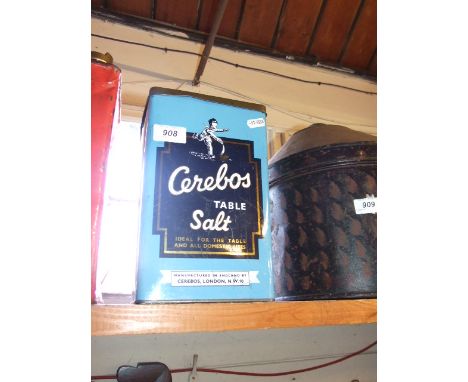 VINTAGE CEREBOS TABLE SALT TIN