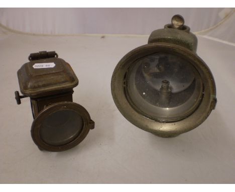 2 VINTAGE LAMPS ONE JOSEPH LUCAS LTD