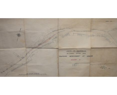 Charles E Hines (county surveyor 1924) County of Westmorland, Milnthorpe-Arnside Road, Proposed improvement at Arnside 'schem