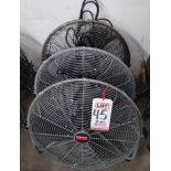 LOT - (3) DAYTON 20" FLOOR FANS