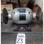 WILTON 6" BENCH GRINDER, 1/2 HP, 3450 RPM, W/ GOOSENECK WORK LIGHT