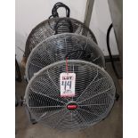 LOT - (3) DAYTON 20" FLOOR FANS