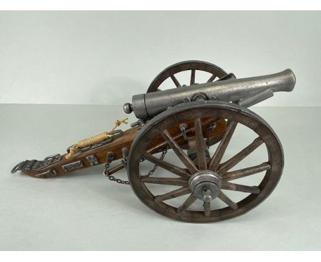 Military interest ,a vintage model of an Artillery Field gun.