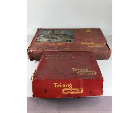 Model railway interest. Tri-ang 00 Gauge Electric Train Set, with the Princess Elizabeth Engine, A.F and a Tri-ang 00 Gauge O