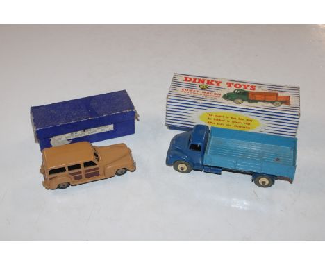 A Dinky Toy 932 comet wagon with  hinged tailboard (boxed); and a Dinky Toy 27F estate car (not in original box)